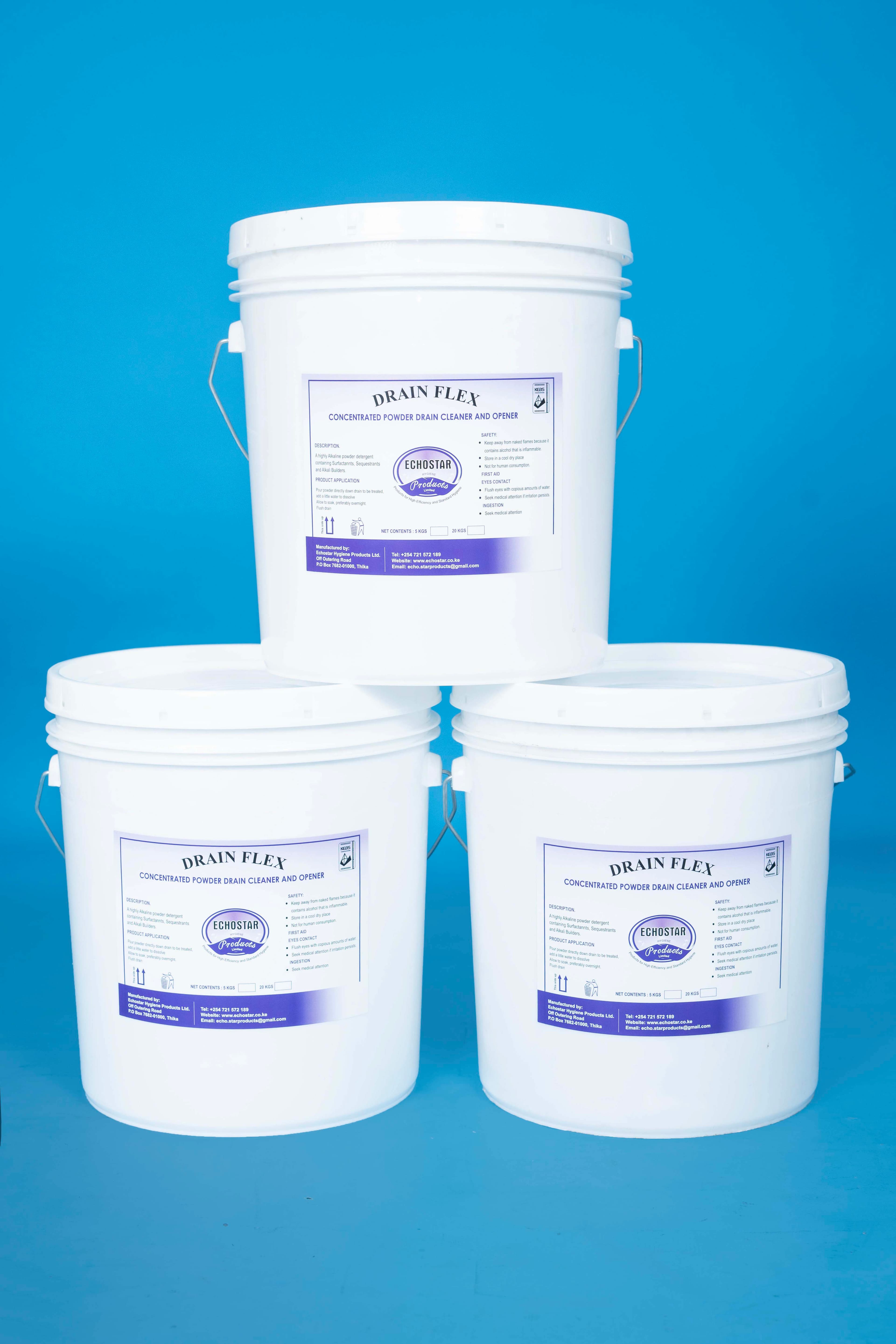 DRAIN FLEX - Concentrated Powder Drain Cleaner and Opener